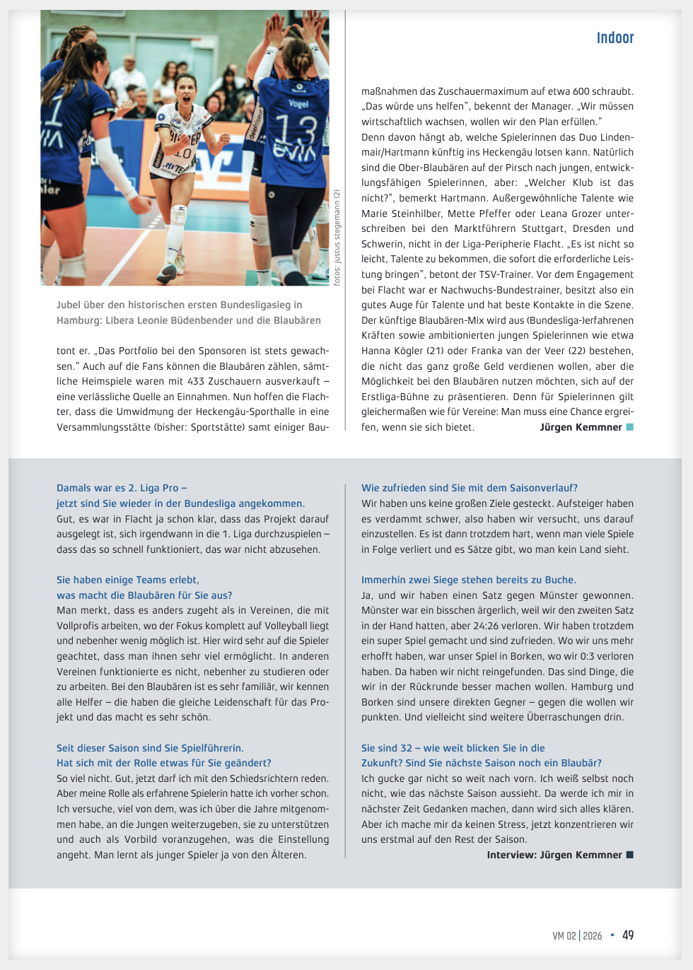 VOLLEYBALL MAGAZIN: 02|2026 volleyball.de